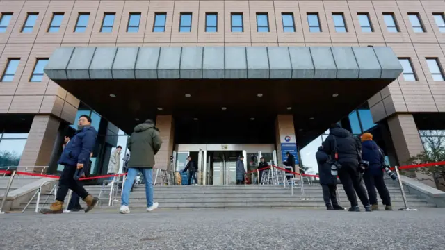 공수처 입구의 모습