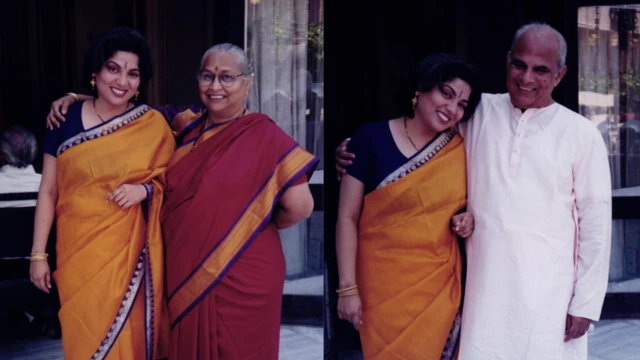 आई आणि वडिलांसोबत शुभा टोळे