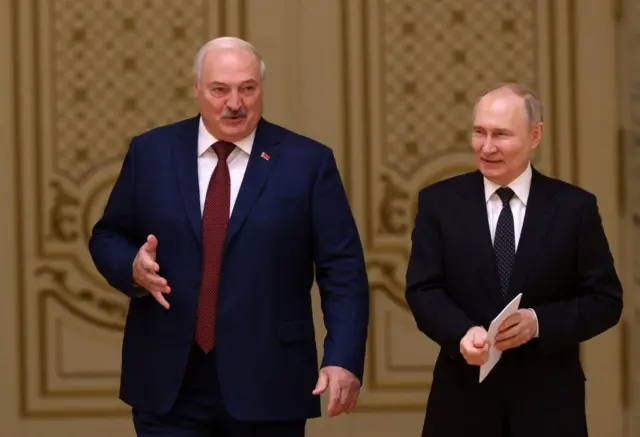 Лукашенко і Путін 