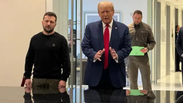 ट्रंप और ज़ेलेंस्की
