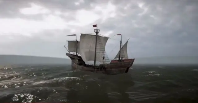 మధ్య యుగాల నాటి నౌక