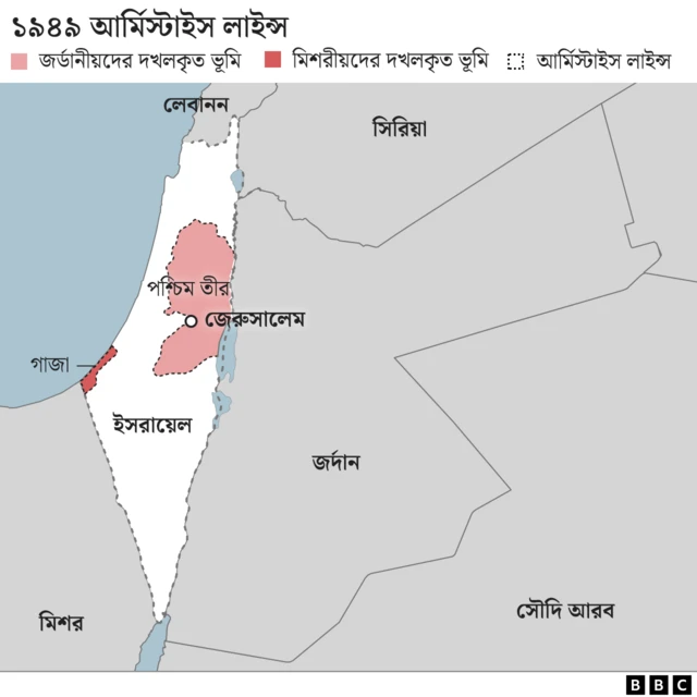 ইসরায়েল ফিলিস্তিন ম্যাপ