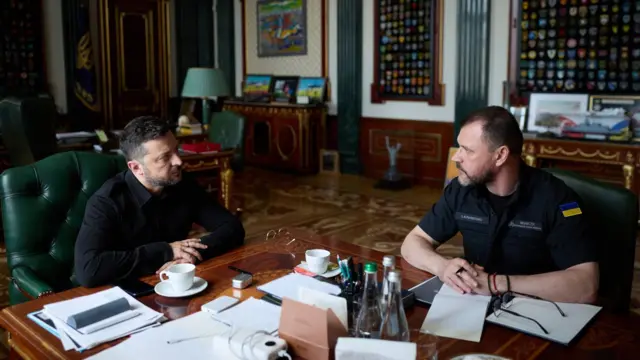Володимир Зеленський та Ігор Клименко