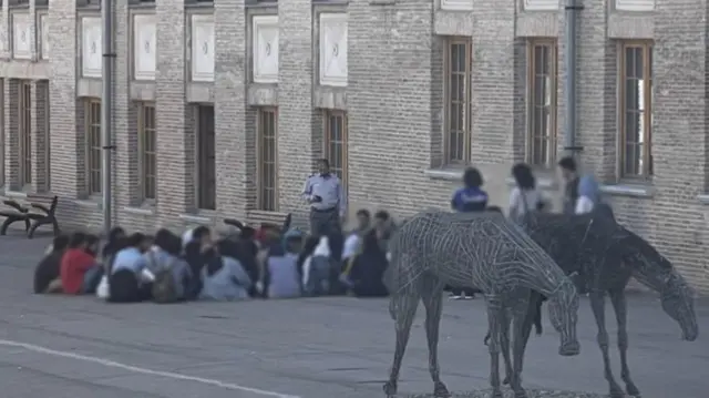 تحصن دانشجویان دانشگاه هنر