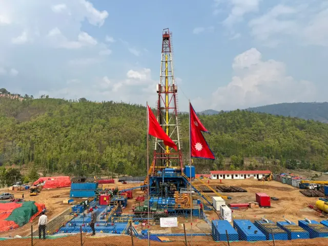 दैलेखको जलजलेमा भइरहेको पेट्रोलियम अन्वेषणकार्य