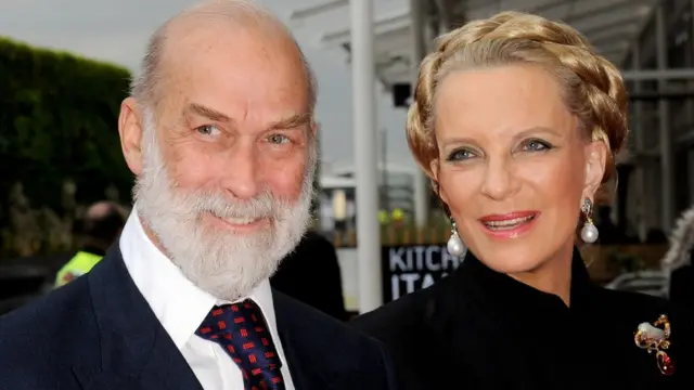 Принцесса Кентская с мужем