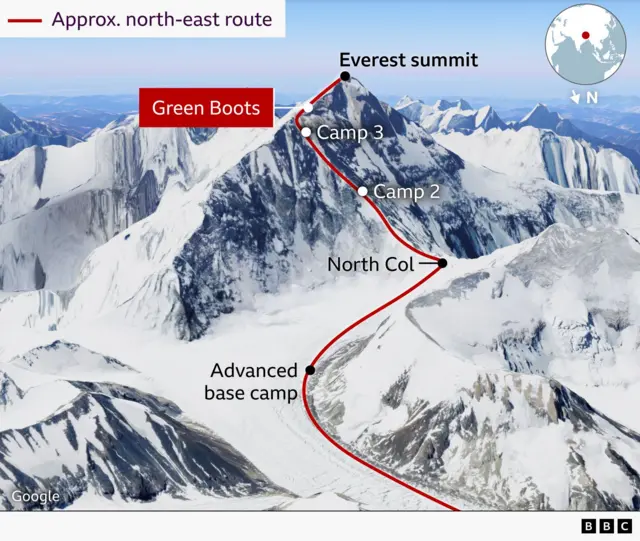 Everest map