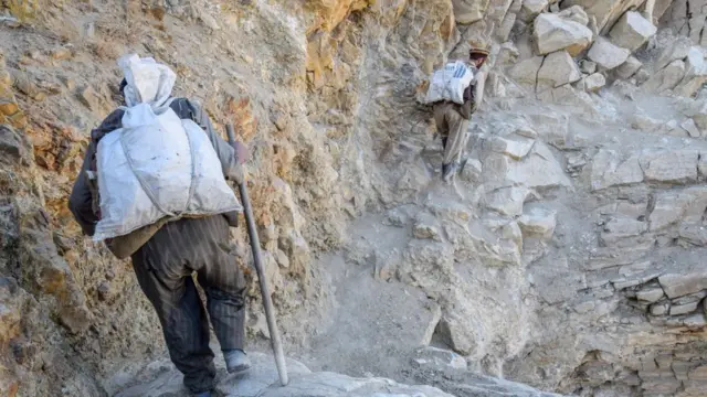 Mineros en Afganistàn.