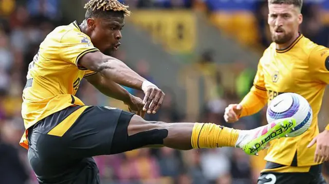 Wolves defender Emmanuel Agbadou