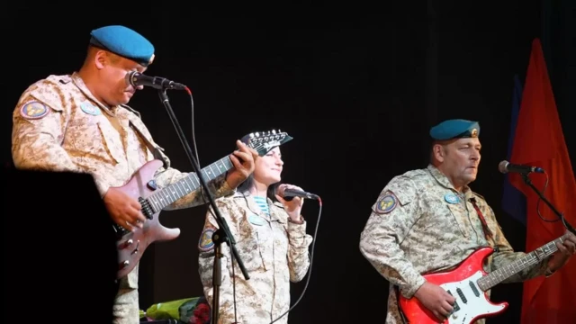 Evento de militares russos