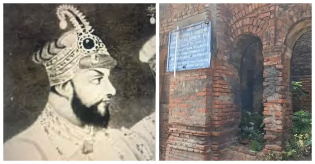 মীর জাফর (বাঁয়ে), নিমকহারাম দেউরি (ডানে)