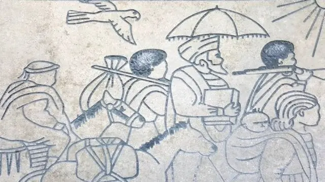 耶路撒冷的一個浮雕上顯示埃塞俄比亞猶太人前往蘇丹的途中。