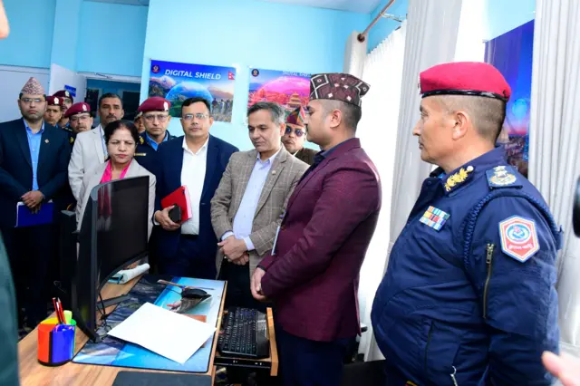 गृहमन्त्री ओमप्रकाश अर्यालले सोमवार एआई सेलको उद्‌घाटन गरेका हुन्