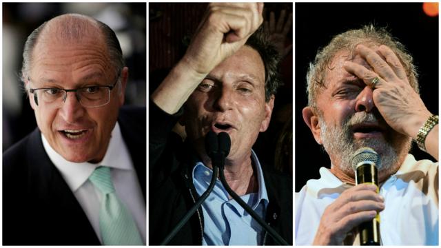 Geraldo Alckmin, Marcelo Crivella e Lula