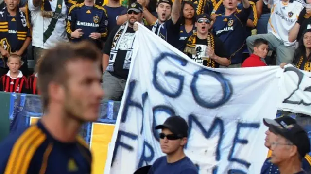 David Beckham victime d'insultes.