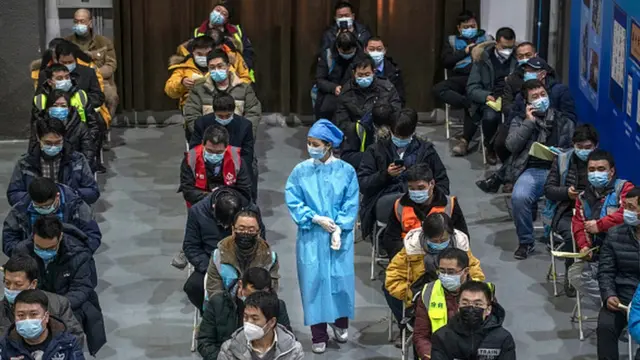 Пункт вакцинации в Китае