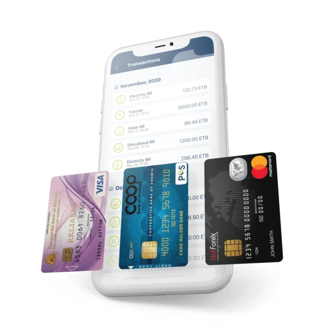 Bilbila mobaayilaafi sirna kaffaltii kaardii