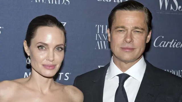 Angelina Jolie và Brad Pitt năm 2015