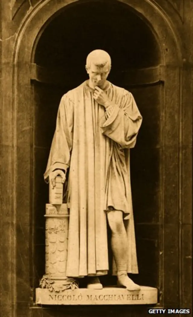 میکاولی کا مجسمہ