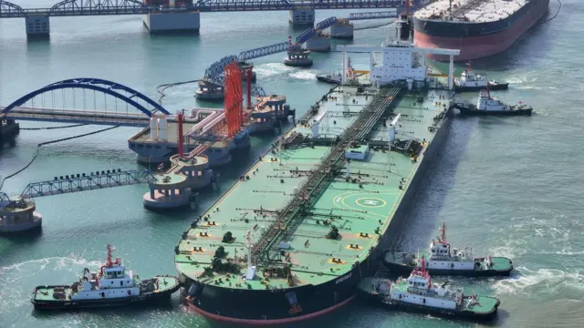 Танкеры в китайском порту