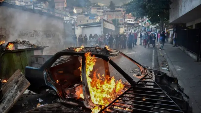 Protestas en Cotiza.