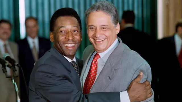 Pelé e FHCsportbetbrasilBrasíliasportbetbrasil1995