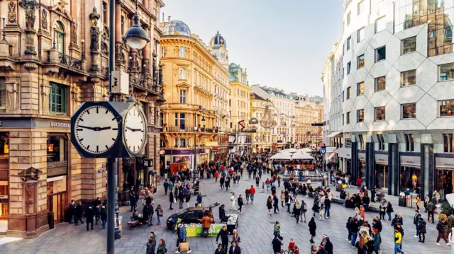 Una calle de Viena