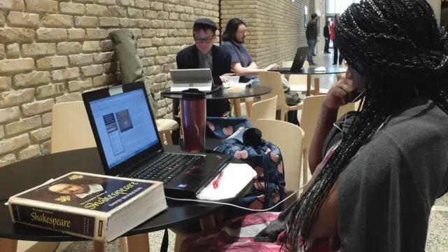 В университете