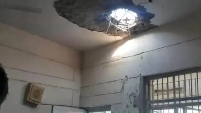 ஜம்முவில் ட்ரோன் தாக்குதல் நடந்த இடம்