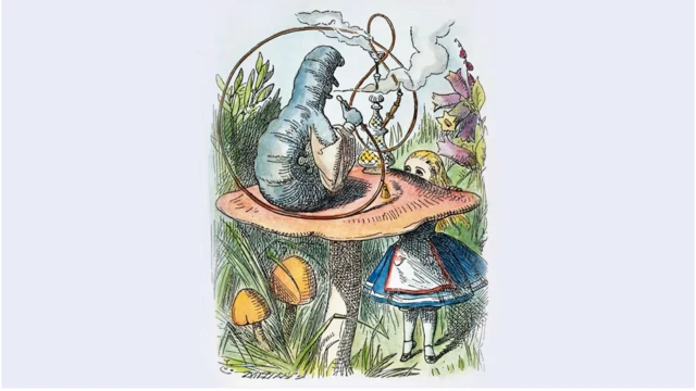 Pojedini kritičari su smatrali da je gusenica falični simbol - kako god, njegova rutina uživaoca opijuma je nesporna