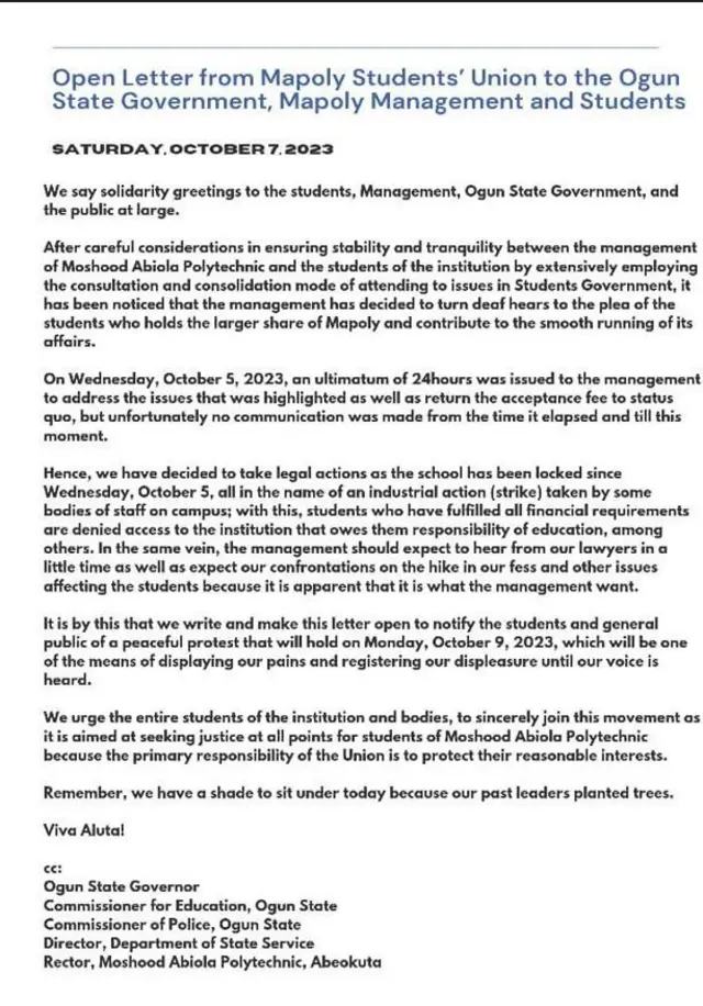 Iwe ti ẹgbẹ akẹkọ sọ