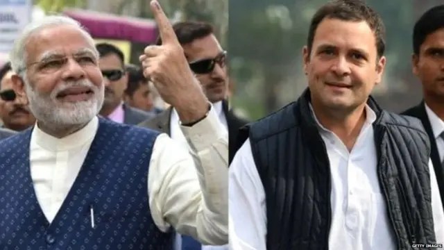 नरेंद्र मोदी और राहुल गांधी