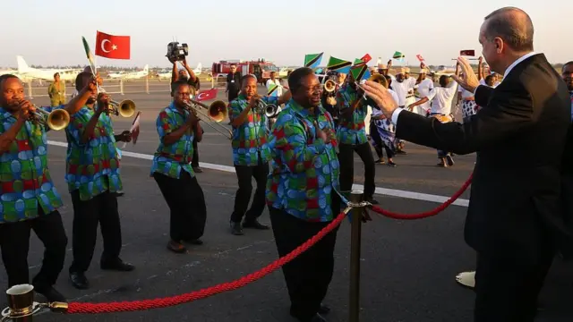 Ердоган в Танзанії