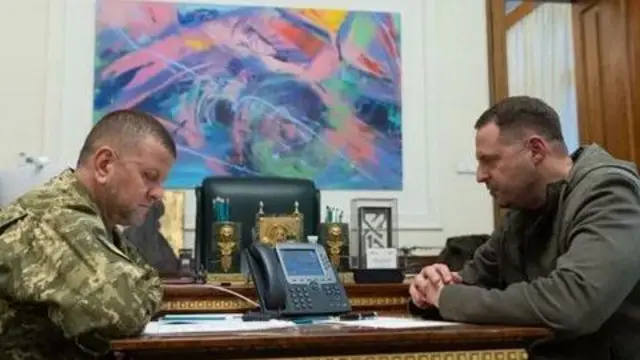 Валерій Залужний і очільник офісу президента Андрій Єрмак