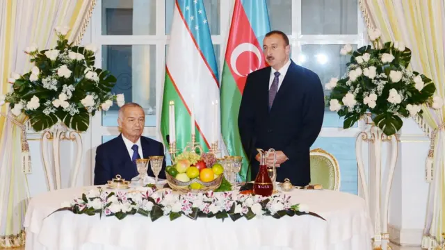 İslam Kərimov və İlham Əliyev
