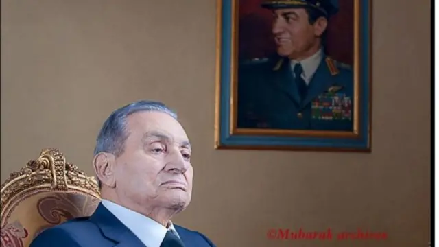 مبارك في الحديث الأخير