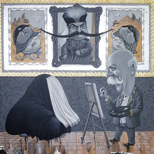 نقاش در حرمسرا