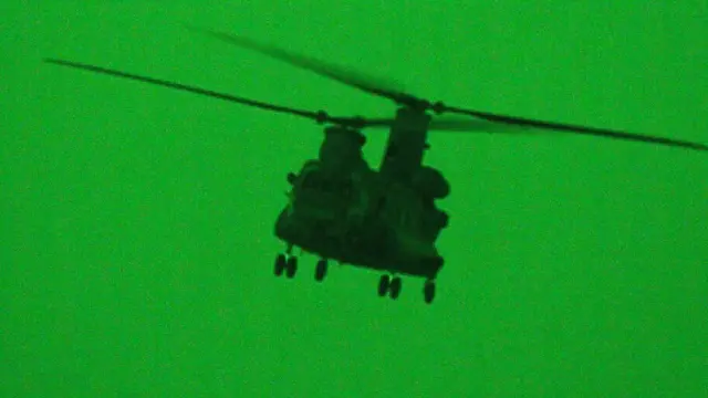 صور بجهاز الرؤية الليلية للقوات الخاصة