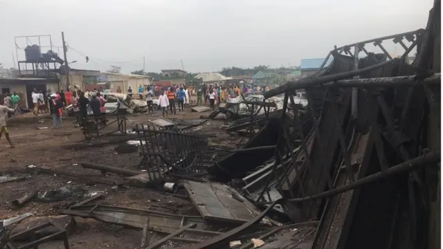 Gas explosion in Lagos