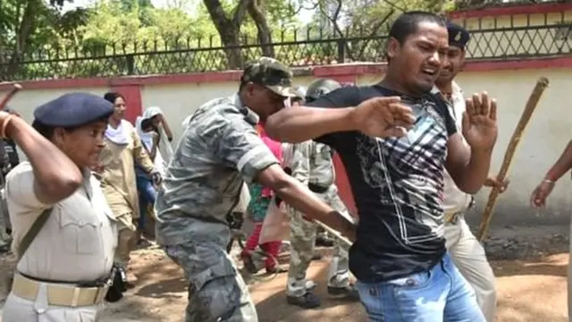 ਦਲਿਤ ਭਾਈਚਾਰੇ ਵੱਲੋਂ ਪ੍ਰਦਰਸ਼ਨ