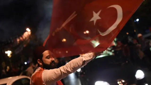 İstanbul'daki kutlamalardan bir kare