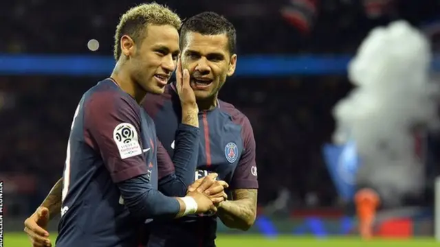 Neymar na Dani Alves