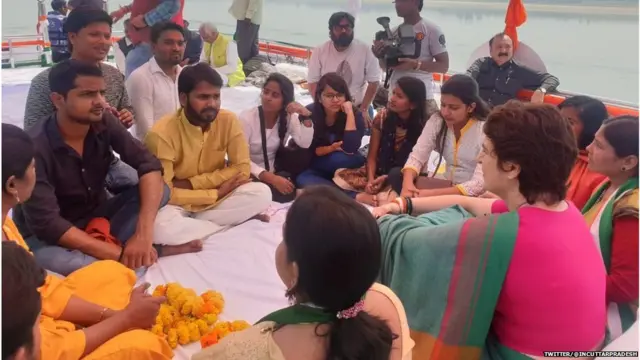 प्रियंका गांधी, उत्तर प्रदेश, गंगा यात्रा