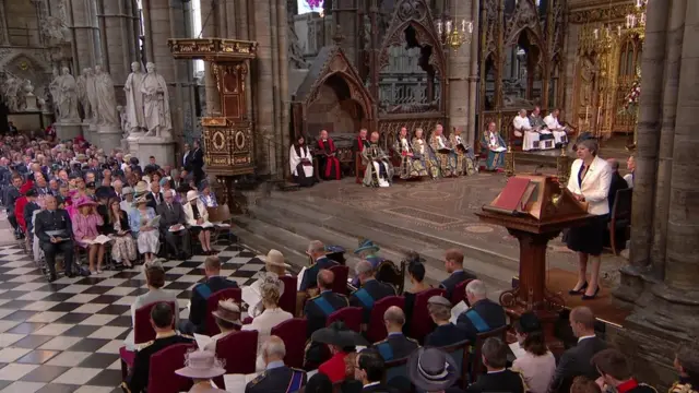 Премьер-министр Тереза Мэй в Вестминстерском аббатстве