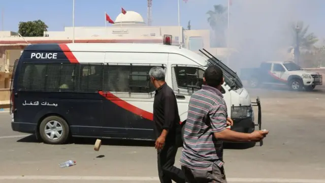 مظاهرات احتجاج في تونس