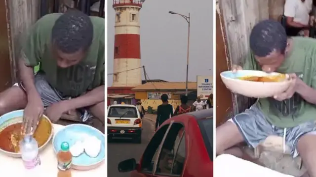 Dem take care of di suspect give am food, drink