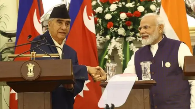 मोदी देउवा संयुक्त प्रेस सम्मेलन