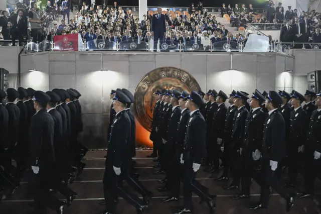 رژه ترکیه در برابر اردوغان
