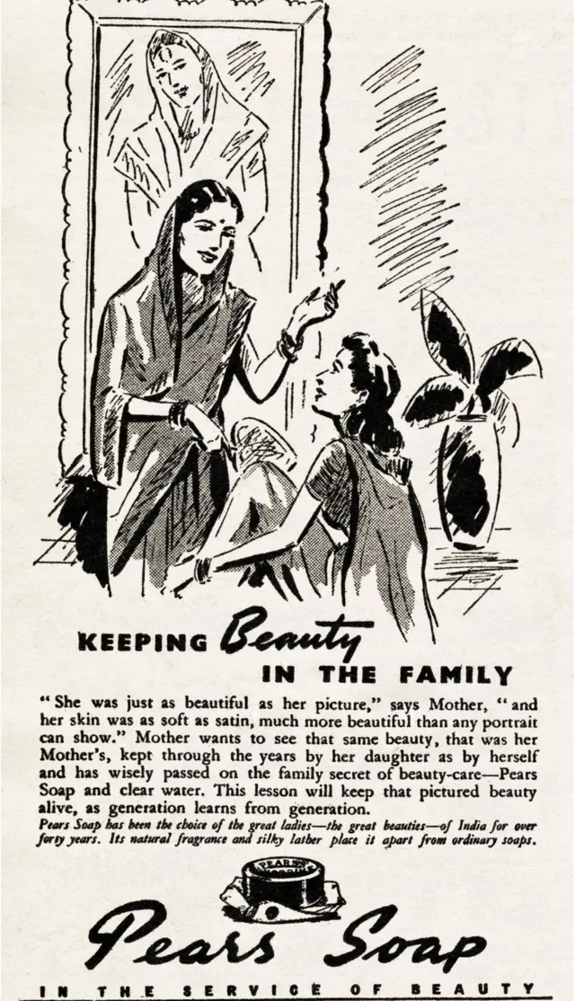 ભારતમાં પિઅર્સ સાબુની જાહેરાત કૌટુંબિક મૂલ્યો પર ભાર મૂકે છે