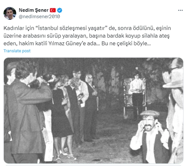 Nedim şener x tepki